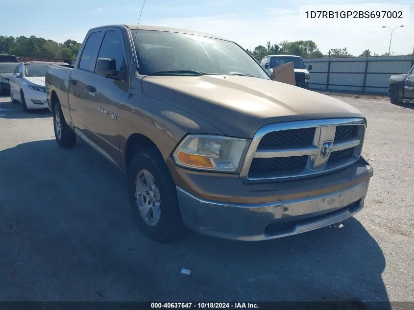 2011 Ram Ram 1500 St VIN: 1D7RB1GP2BS697002 Lot: 40637647