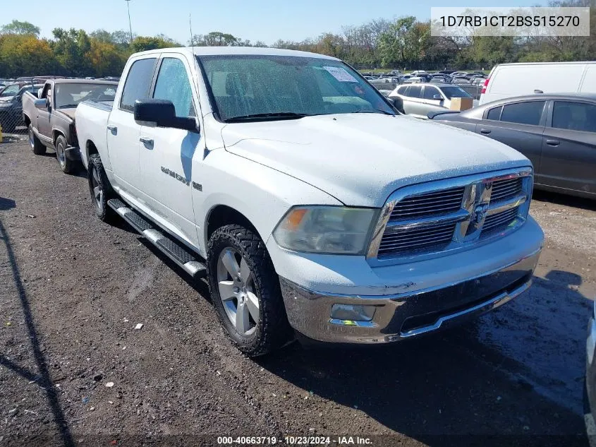 2011 Ram Ram 1500 Slt VIN: 1D7RB1CT2BS515270 Lot: 40663719