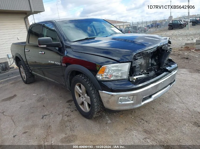 2011 Ram Ram 1500 Slt VIN: 1D7RV1CTXBS642906 Lot: 40690193