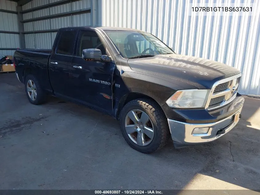 2011 Ram Ram 1500 Slt VIN: 1D7RB1GT1BS637631 Lot: 40693807