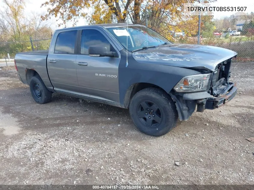 2011 Ram Ram 1500 Sport VIN: 1D7RV1CT0BS531507 Lot: 40704157