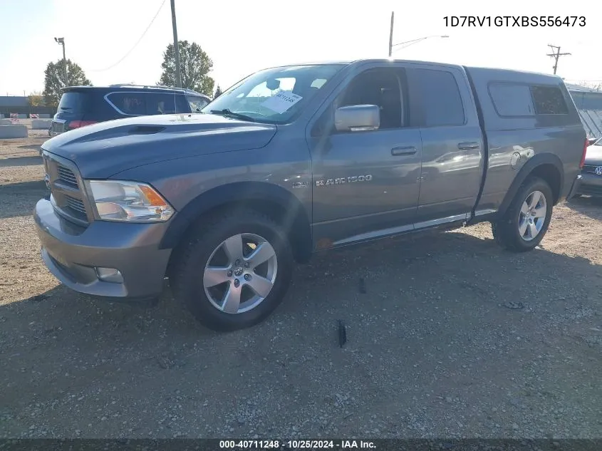 2011 Ram Ram 1500 Sport VIN: 1D7RV1GTXBS556473 Lot: 40711248