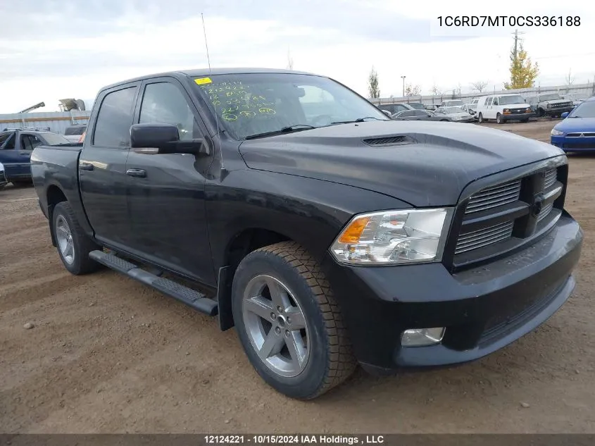 2012 Ram 1500 Sport VIN: 1C6RD7MT0CS336188 Lot: 12124221