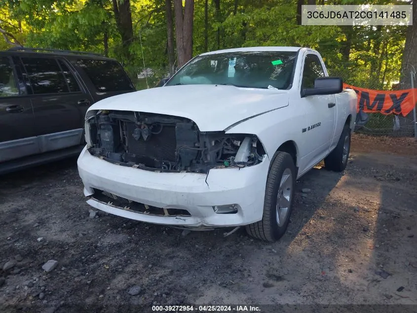 2012 Ram 1500 St VIN: 3C6JD6AT2CG141485 Lot: 39272954