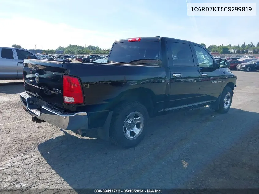 1C6RD7KT5CS299819 2012 Ram 1500 St