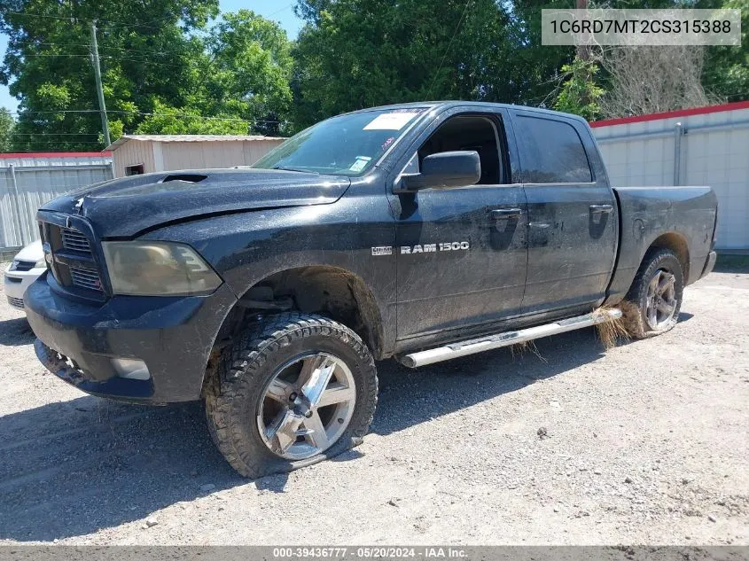 2012 Ram 1500 Sport VIN: 1C6RD7MT2CS315388 Lot: 39436777