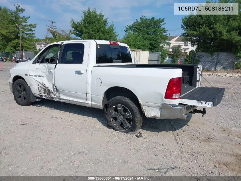 2012 Ram 1500 Slt VIN: 1C6RD7LT5CS186211 Lot: 39660651