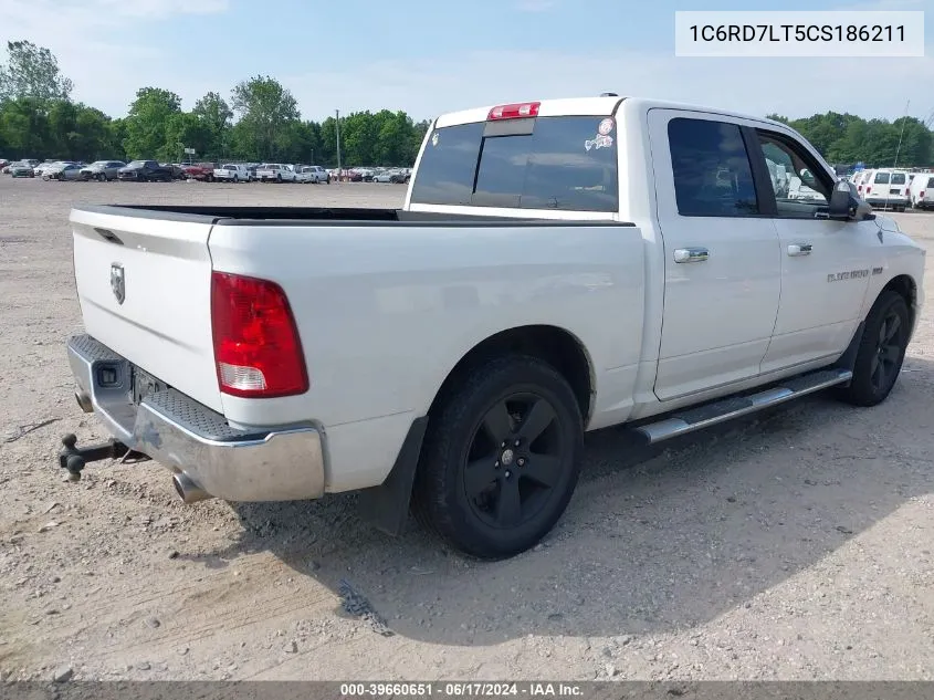 1C6RD7LT5CS186211 2012 Ram 1500 Slt