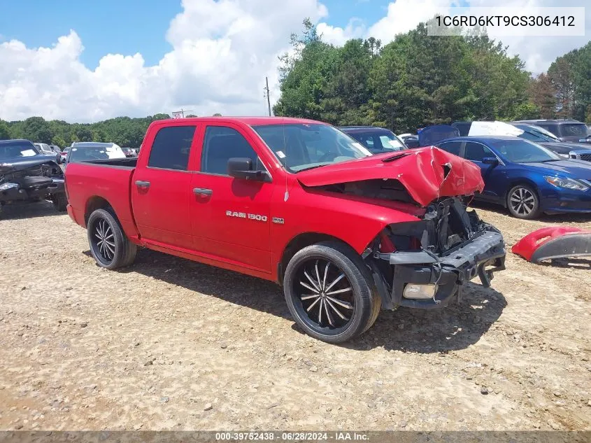 2012 Ram 1500 St VIN: 1C6RD6KT9CS306412 Lot: 39752438