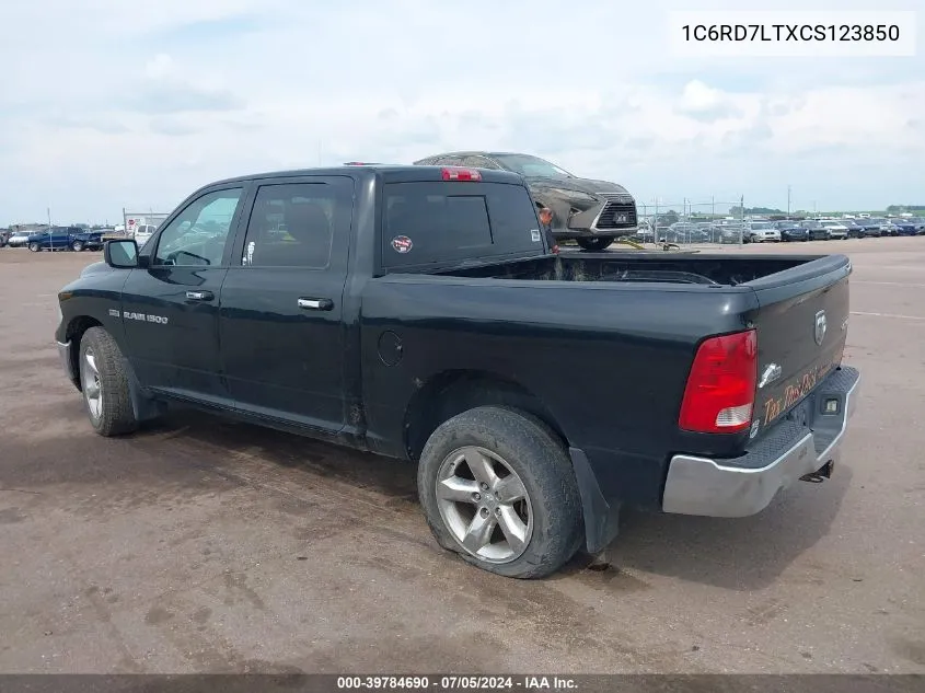 1C6RD7LTXCS123850 2012 Ram 1500 Slt