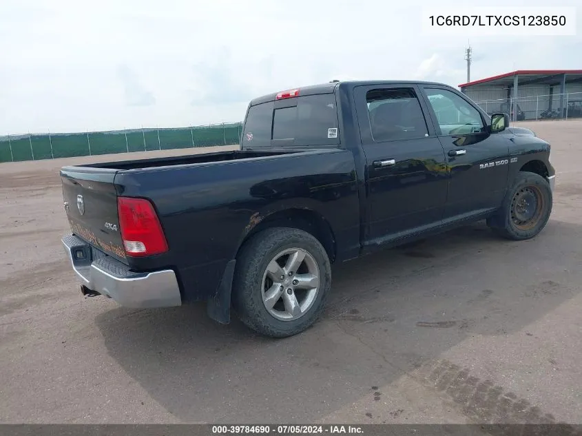 1C6RD7LTXCS123850 2012 Ram 1500 Slt