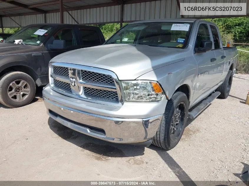 2012 Ram 1500 St VIN: 1C6RD6FK5CS207023 Lot: 39847573