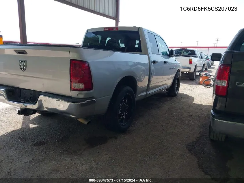 1C6RD6FK5CS207023 2012 Ram 1500 St