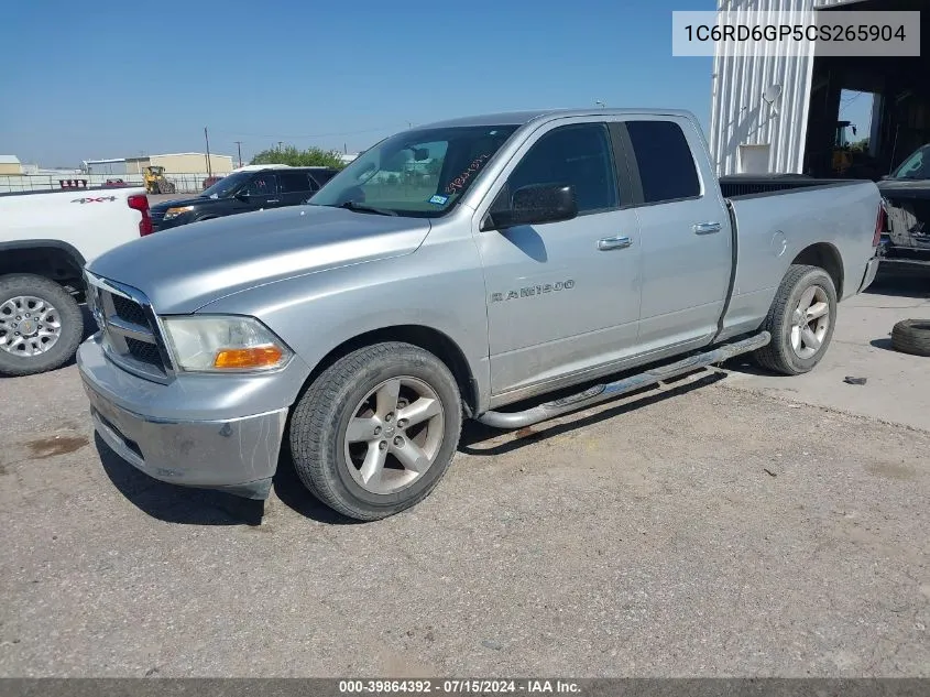 1C6RD6GP5CS265904 2012 Ram 1500 Slt