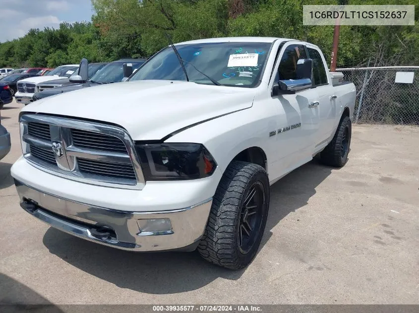 2012 Ram 1500 Slt VIN: 1C6RD7LT1CS152637 Lot: 39935577