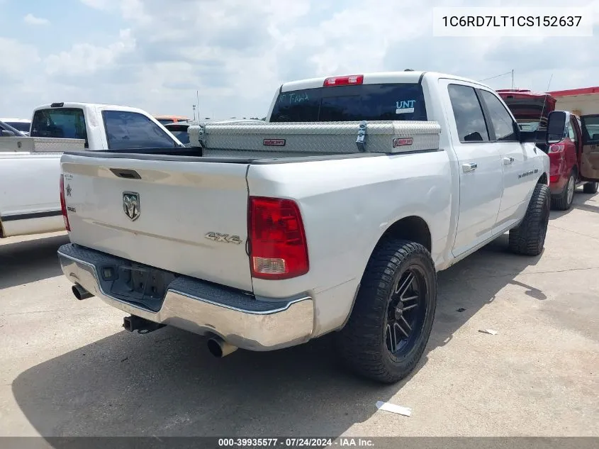 1C6RD7LT1CS152637 2012 Ram 1500 Slt