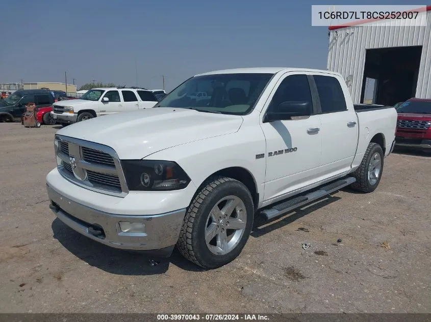 2012 Ram 1500 Slt VIN: 1C6RD7LT8CS252007 Lot: 39970043