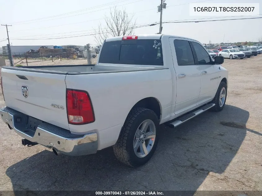 2012 Ram 1500 Slt VIN: 1C6RD7LT8CS252007 Lot: 39970043