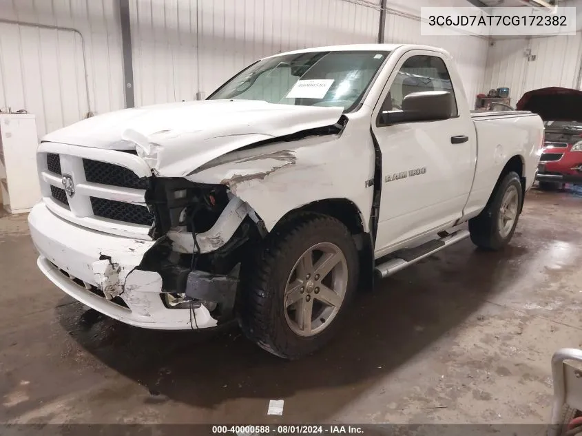 3C6JD7AT7CG172382 2012 Ram 1500 St