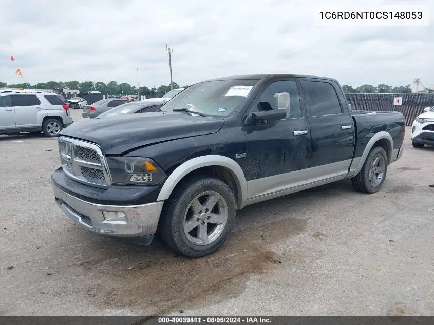 2012 Ram 1500 Laramie VIN: 1C6RD6NT0CS148053 Lot: 40039411