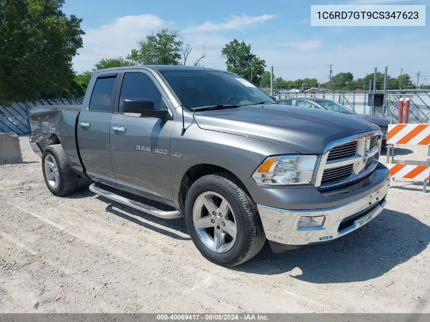 2012 Ram 1500 Slt VIN: 1C6RD7GT9CS347623 Lot: 40069417