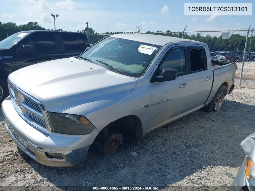 2012 Ram 1500 Slt VIN: 1C6RD6LT7CS313101 Lot: 40084065