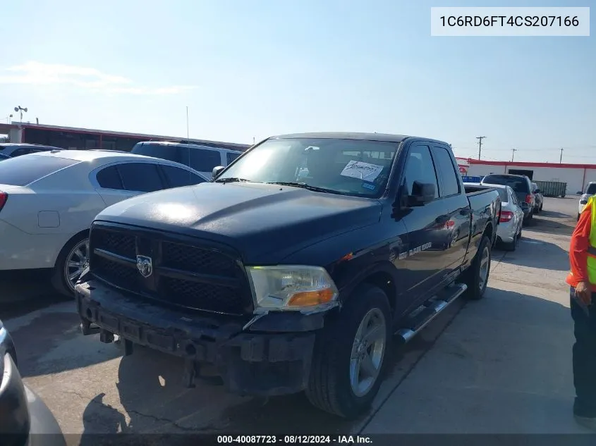 2012 Ram 1500 St VIN: 1C6RD6FT4CS207166 Lot: 40087723