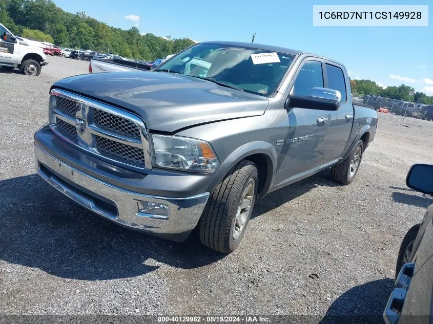 2012 Ram 1500 Laramie VIN: 1C6RD7NT1CS149928 Lot: 40129962