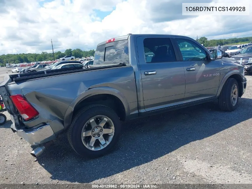 2012 Ram 1500 Laramie VIN: 1C6RD7NT1CS149928 Lot: 40129962