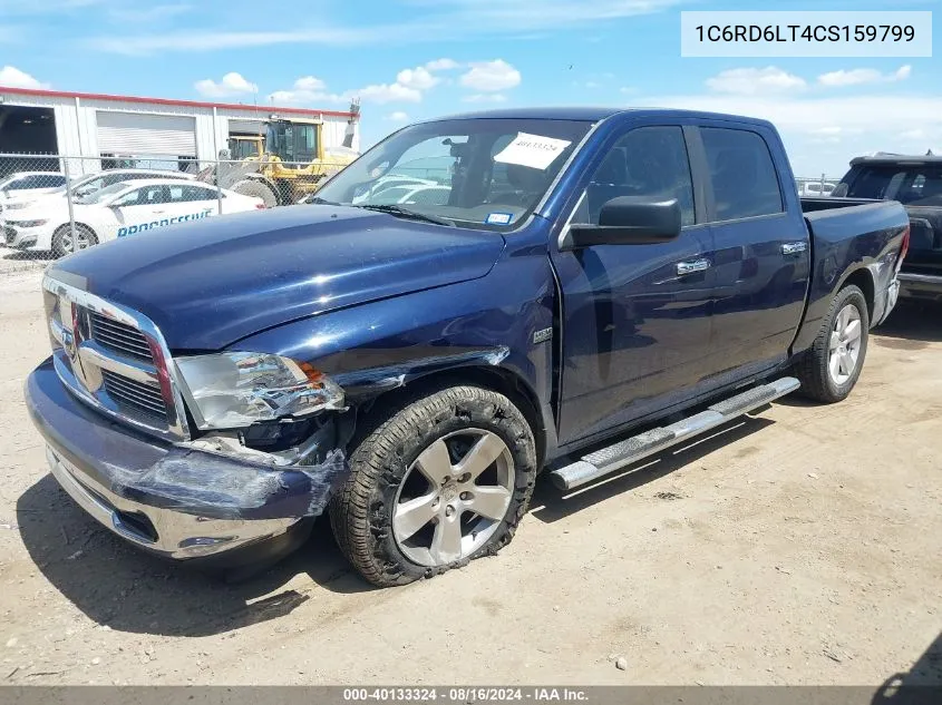 2012 Ram 1500 Slt VIN: 1C6RD6LT4CS159799 Lot: 40133324