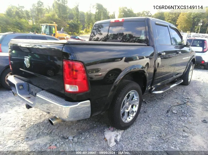 1C6RD6NTXCS149114 2012 Ram 1500 Laramie