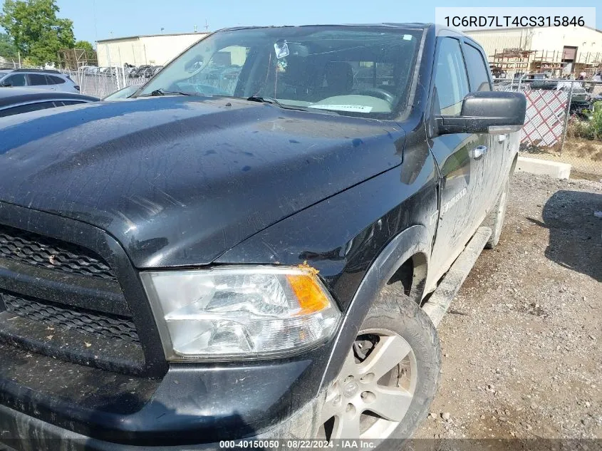 2012 Ram 1500 Slt VIN: 1C6RD7LT4CS315846 Lot: 40150050