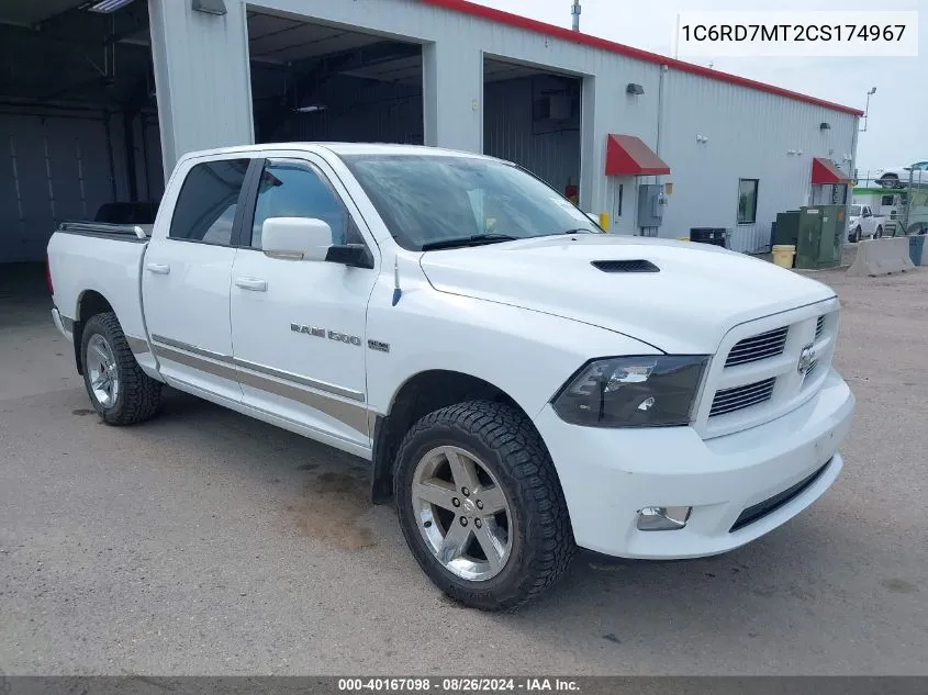 1C6RD7MT2CS174967 2012 Ram 1500 Sport