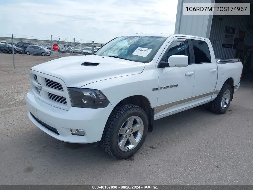 1C6RD7MT2CS174967 2012 Ram 1500 Sport