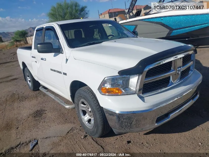 1C6RD7GTXCS107447 2012 Ram 1500 Slt