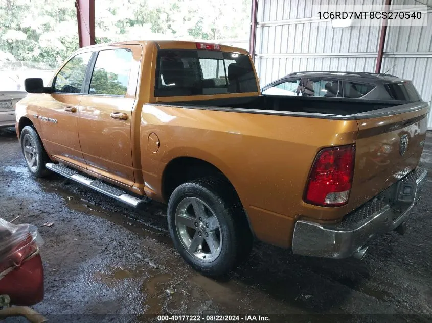 1C6RD7MT8CS270540 2012 Ram 1500 Sport