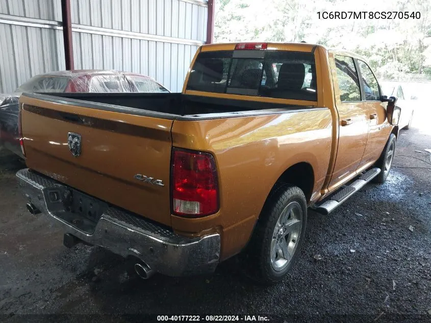 1C6RD7MT8CS270540 2012 Ram 1500 Sport