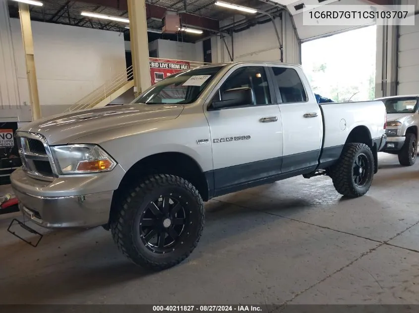 2012 Ram 1500 Slt VIN: 1C6RD7GT1CS103707 Lot: 40211827