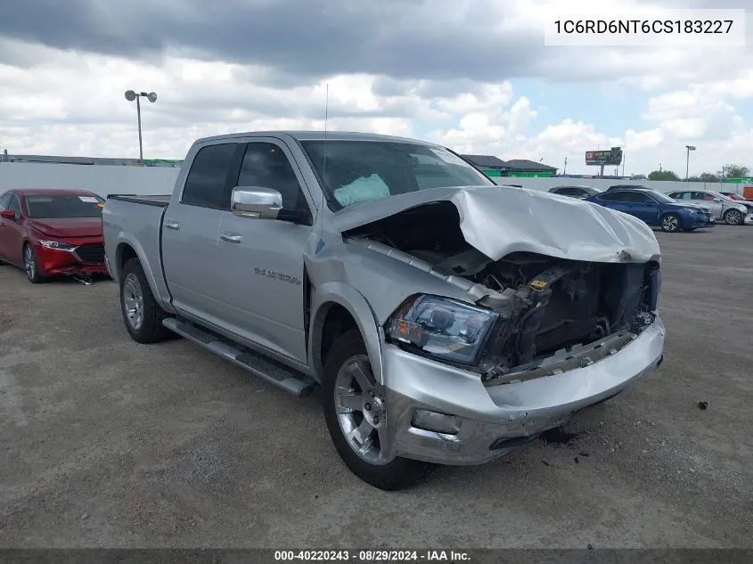 2012 Ram 1500 Laramie VIN: 1C6RD6NT6CS183227 Lot: 40220243