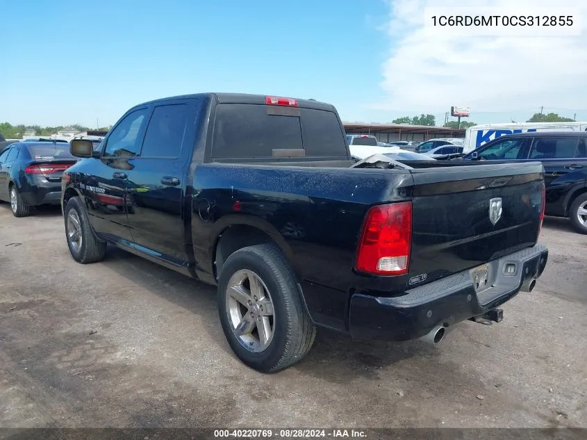 2012 Ram 1500 Sport VIN: 1C6RD6MT0CS312855 Lot: 40220769