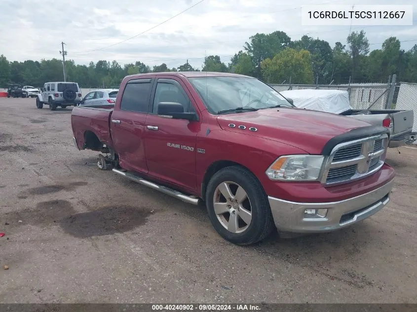 1C6RD6LT5CS112667 2012 Ram 1500 Slt