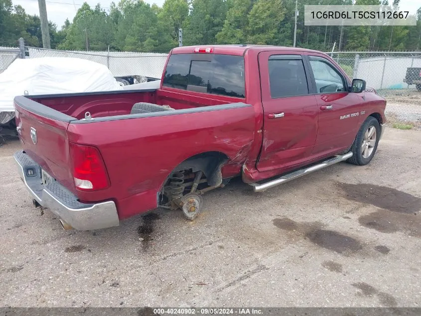 1C6RD6LT5CS112667 2012 Ram 1500 Slt