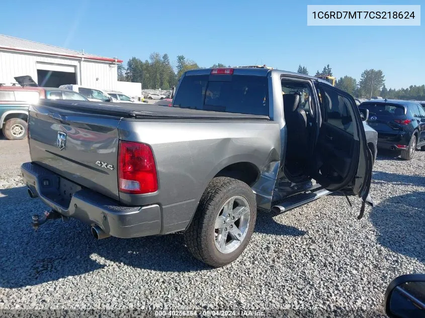 2012 Ram 1500 Sport VIN: 1C6RD7MT7CS218624 Lot: 40256864