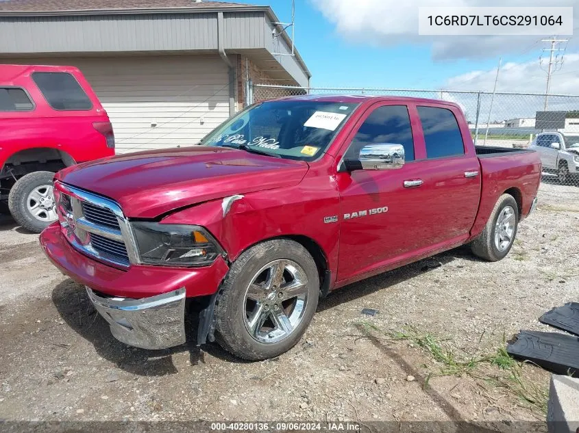 2012 Ram 1500 Slt VIN: 1C6RD7LT6CS291064 Lot: 40280136