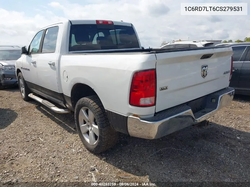 2012 Ram 1500 Slt VIN: 1C6RD7LT6CS279531 Lot: 40283259