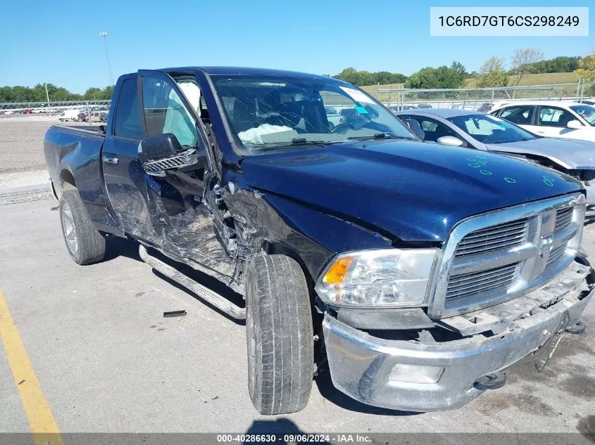 2012 Ram 1500 Slt VIN: 1C6RD7GT6CS298249 Lot: 40286630