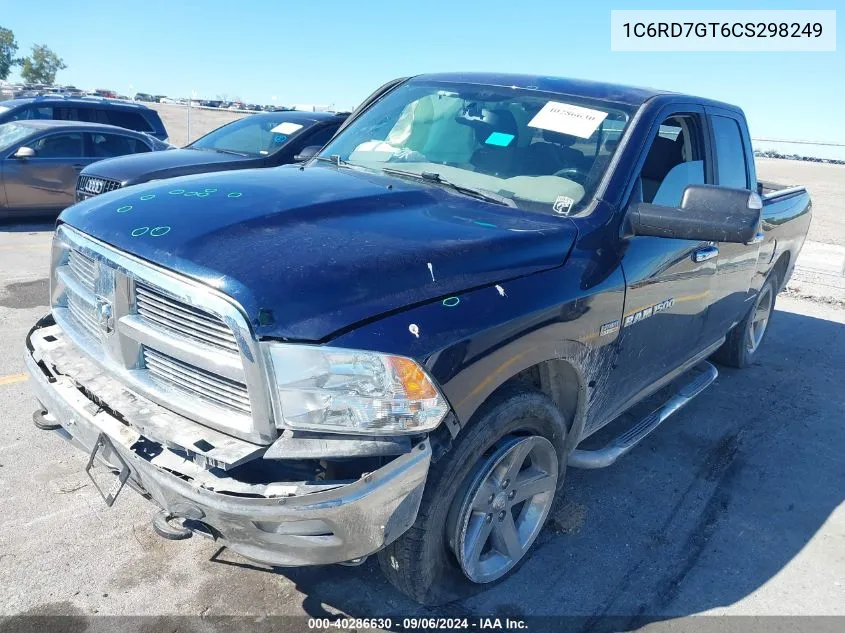 2012 Ram 1500 Slt VIN: 1C6RD7GT6CS298249 Lot: 40286630