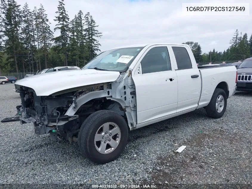 2012 Ram 1500 St VIN: 1C6RD7FP2CS127549 Lot: 40318332