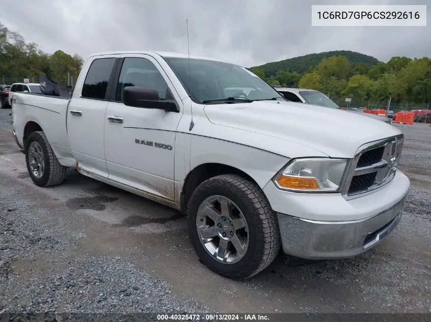 2012 Ram 1500 Slt VIN: 1C6RD7GP6CS292616 Lot: 40325472