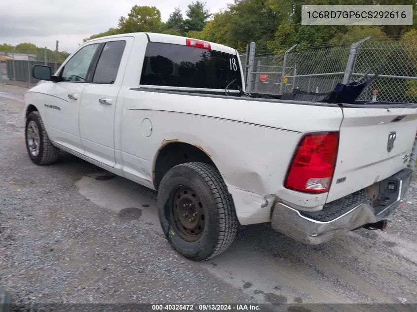 2012 Ram 1500 Slt VIN: 1C6RD7GP6CS292616 Lot: 40325472